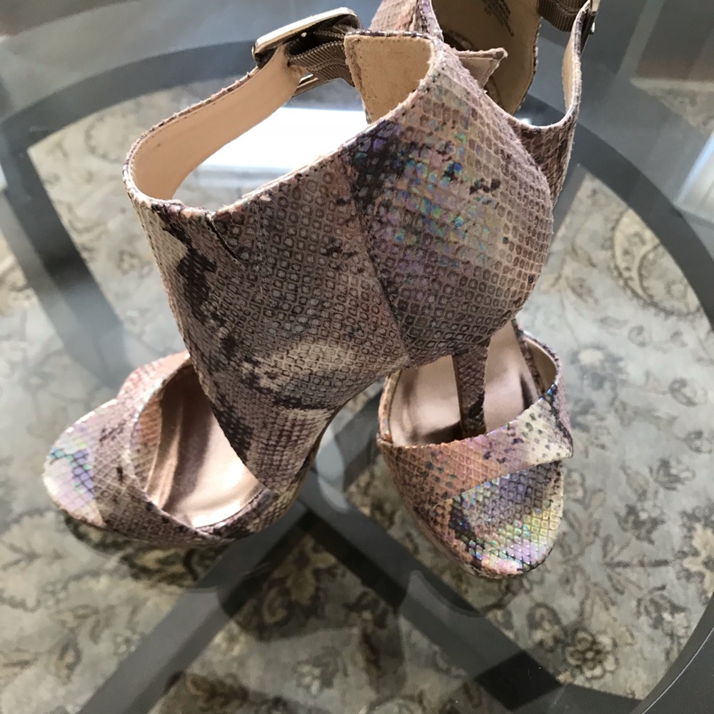 Purple snake skin multi color